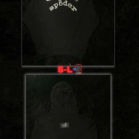 Black spider sweatsuit